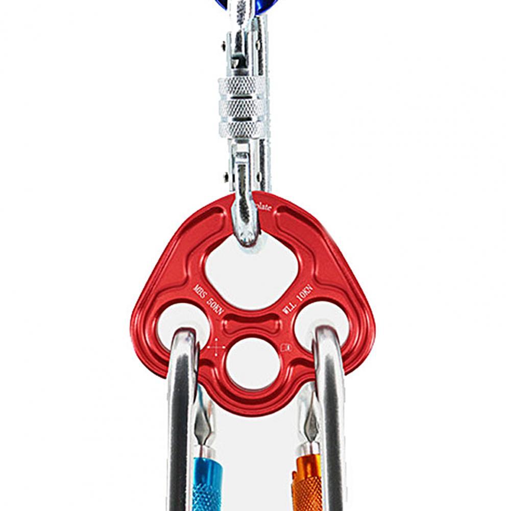 Descender Plate Heavy Duty High Strength Paw Rigging Plate Climbing Gear 4 Holes Paw Rigging Plate F