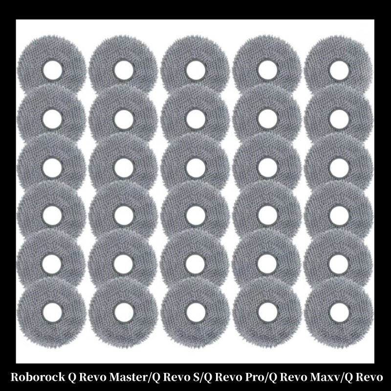 Mop Pads For Roborock Q Revo Master/Q Revo S/Q Revo Pro/Q Revo Maxv/Q Revo Curv Accessories Replacem