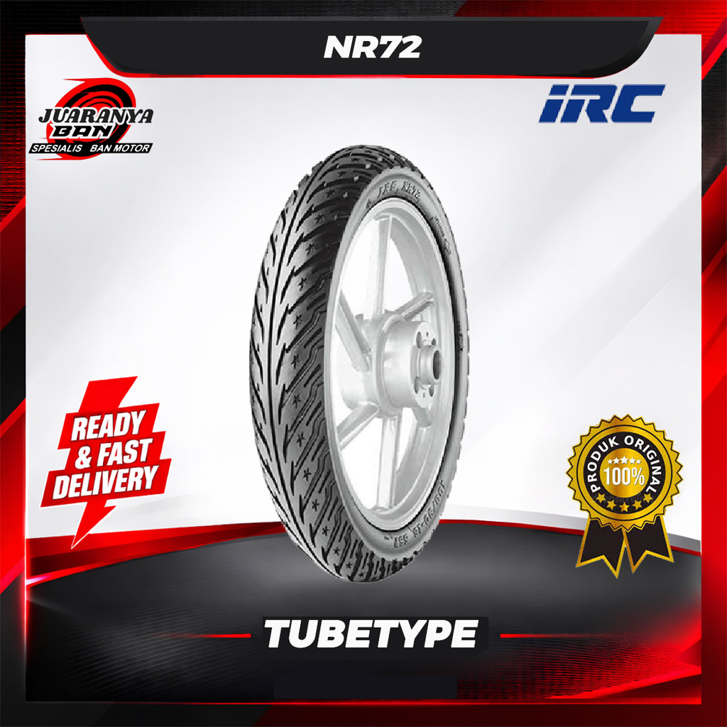 Ban motor bebek IRC NR72 90 90 17 supra revo tubetype
