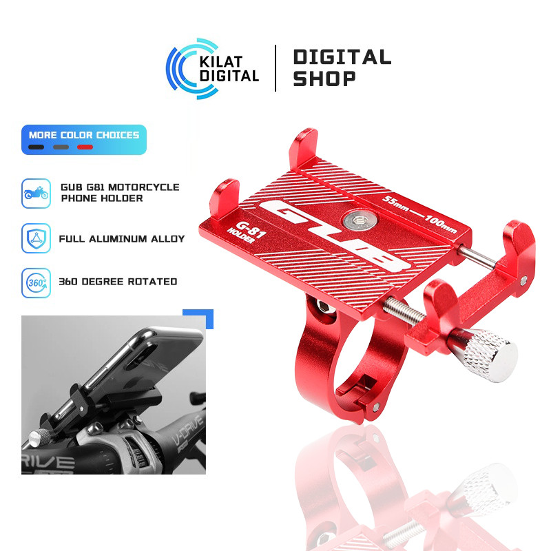 Holder Hape Gps GUB G81 + Bracket Motobar Holder Hp Motor N-Max Aerox Xmax Lexi Vario Beat Scoopy dl