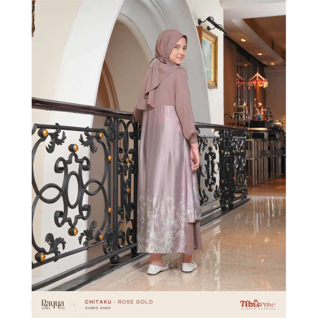 NIBRAS GAMIS ANAK CHITAKU ROSE GOLD