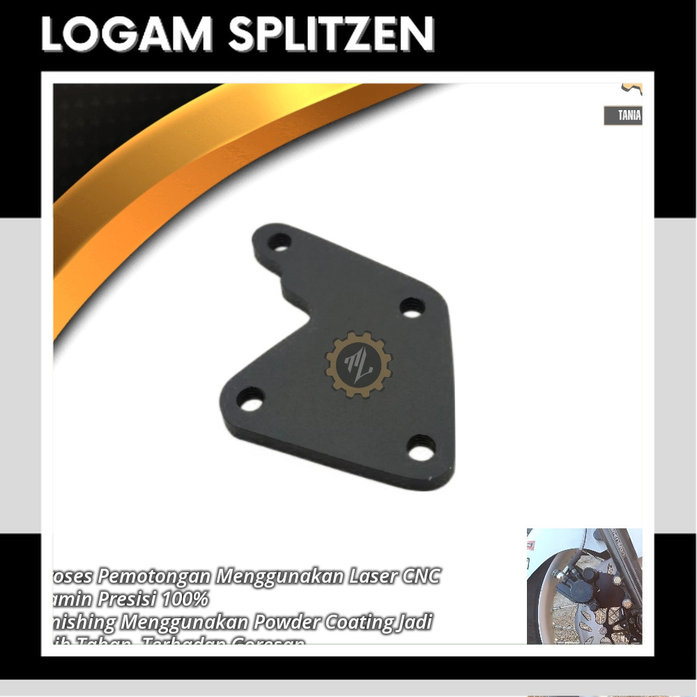 TERBARU Breket Kaliper GL Pro 300mm Breket Cakram GL 300mm