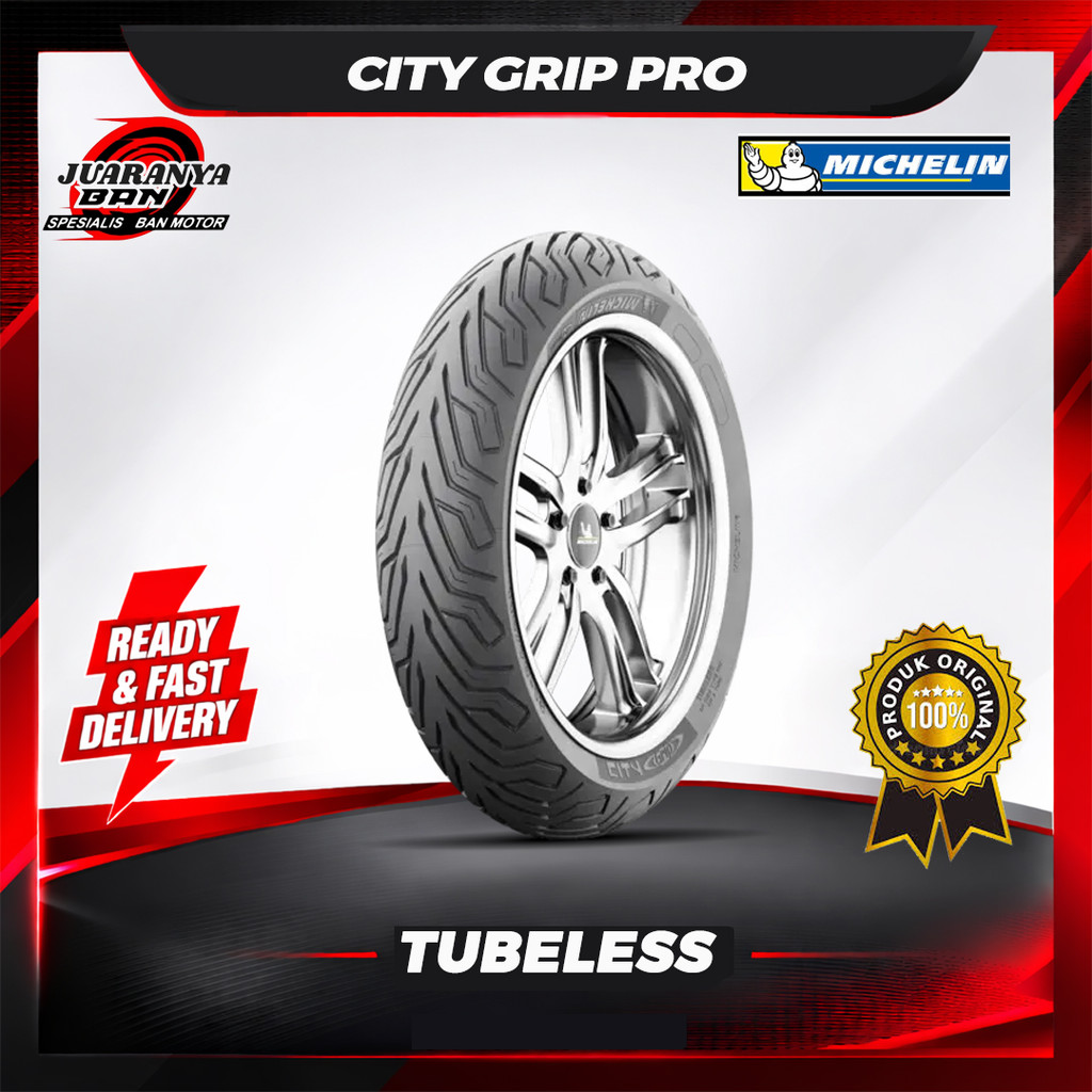 Ban motor Vespa Scoopy Ring 12 Michelin City Grip 2 90 90 12 Tubeless