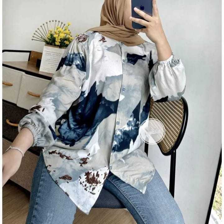 New [TERLARIS] KEMEJA RAYON MOTIF - KEMEJA RAYON VIRAL - KEMEJA RAYON BESTSELER - KEMEJA RAYON CASUA