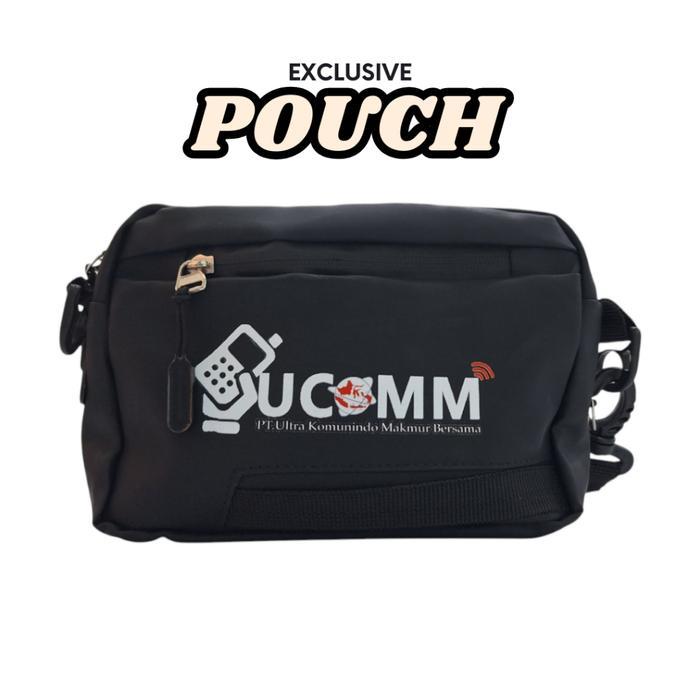 Ucomm Exclusive Pouch Special Edition Hadiah Khusus untuk Customer Ucomm.id Bali Minimal Pembelian 5