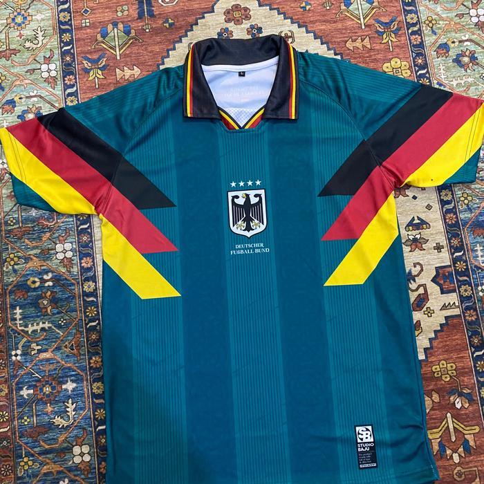 JERSEY FANTASY JERMAN LIMITED EDITON VINTAGE/JERSEY RETRO/JERSEY CLASIC/JERSEY VINTAGE - Hijau, M