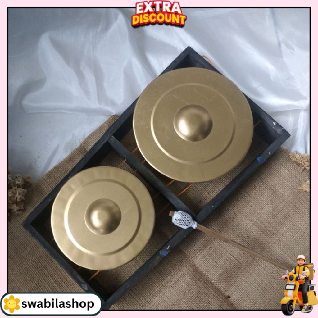 NEW Alat Musik Kenongan Gamelan Gong Musik Tradisional Kesenian Jaranan Kebudayaan Indonesia SWB