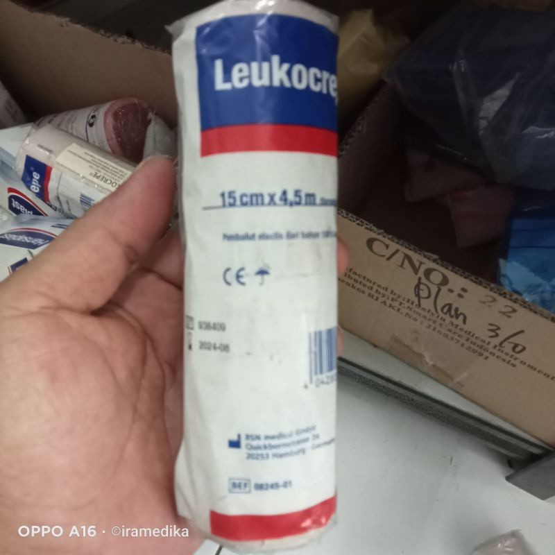 LEUKOCREPE Perban Elastis 15cm X4,5m