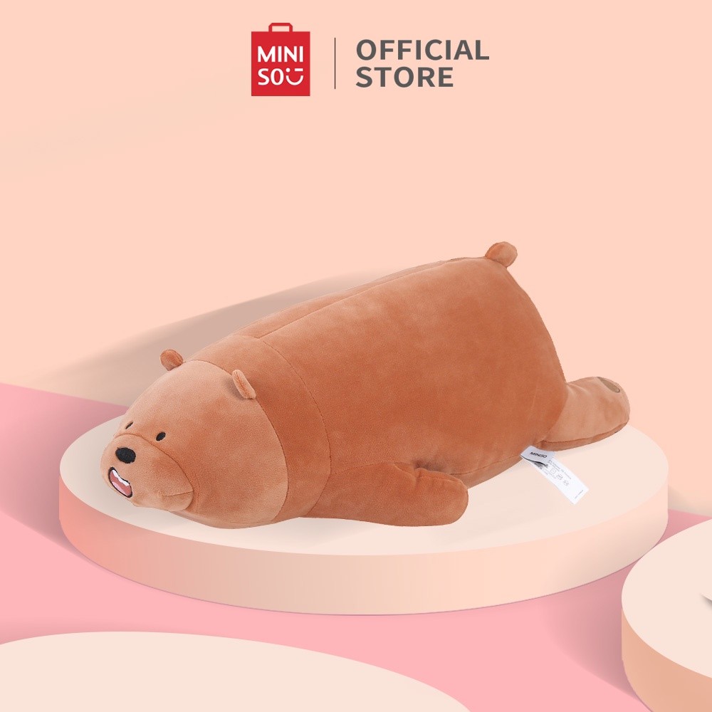 Miniso We Bare Bear Boneka Mewah Mainan Plush Toy Boneka Besar 54cm/80cm Boneka Hewan Boneka Import 