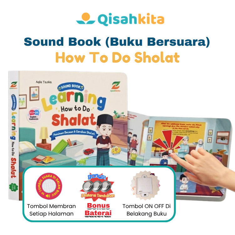 Soundbook Sholat Anak Learning How To Do Sholat Ziyadbooks Buku Bersuara Edukasi Anak Panduan Bacaan