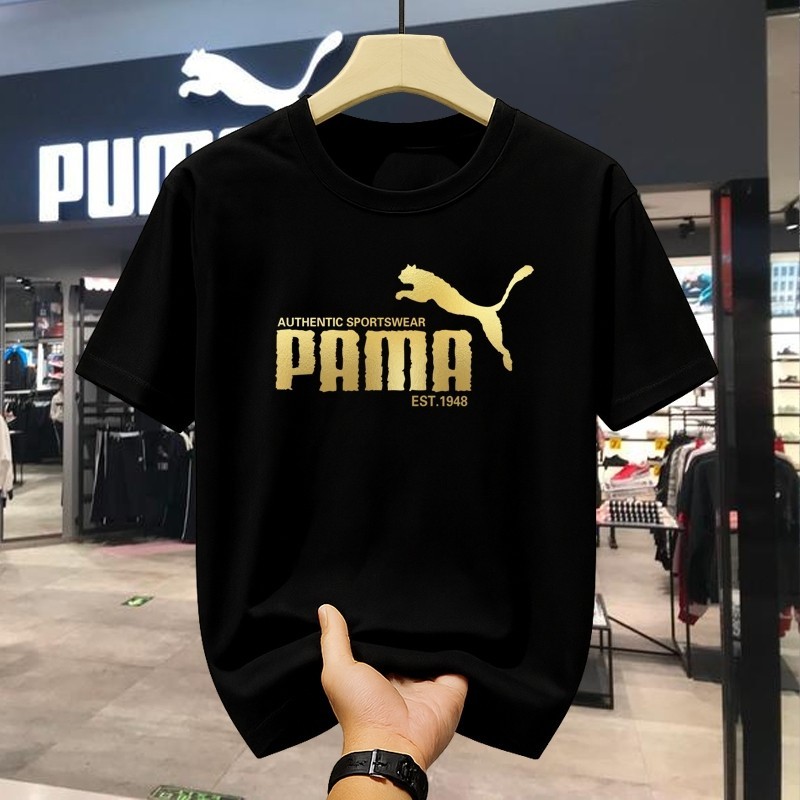 100% Cotton - Kaos T-Shirt Desain Keren Pria Puma Original T-shirt Official Branded Katun Premium Ny