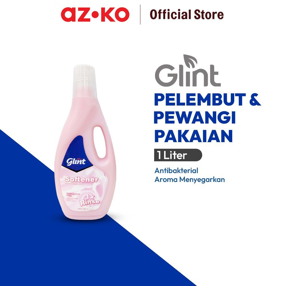 AZKO Glint 1 ltr Pelembut Pakaian Gorgeous - Pink Cloth Softener Sabun Cair Pelembut Pakaian Pelembu