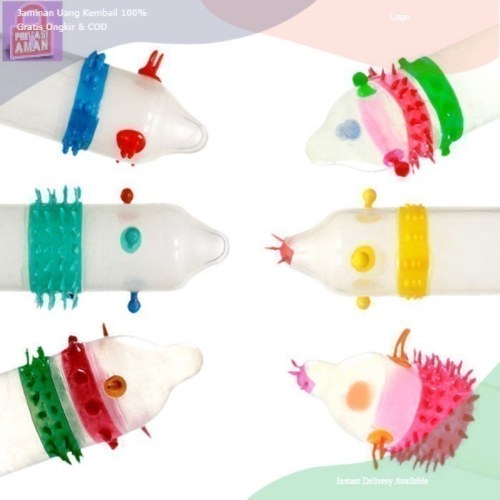 [ kimy store ] ~ Mega Big Sale ~ STAR SHOP ~ Kondom Bergerigi Elastis  Silikon Penggeli silikon geri