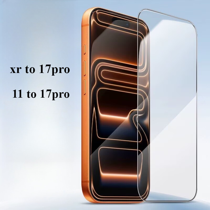Tempered Glass for IPhone  11 XR to 17pro  Glass