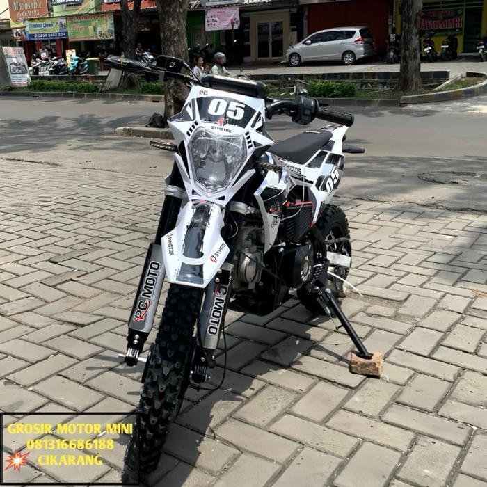 MOTOR MINI TRAIL 50CC SYMOTOS RING 12/10 MESIN HONDA - Orange