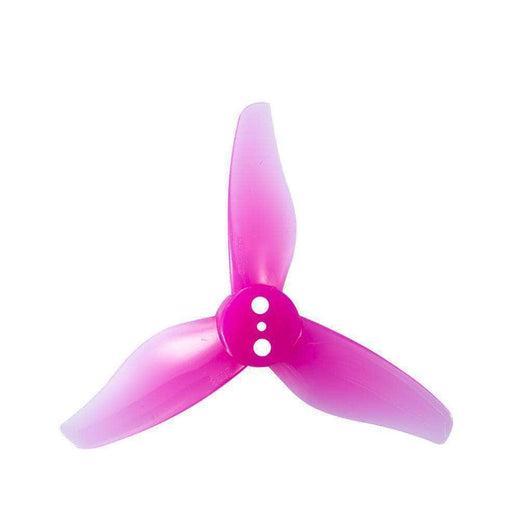 (Volt Mart) Gemfan Hurricane 2023 2in 3-Blade 1mm 1.5mm shaft Propeller for Drones - 1mm Pink