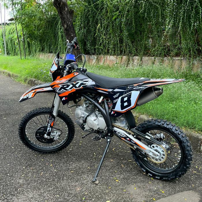 MOTOR MEDIUM TRAIL RXF 150 CC MESIN 4 TAK RING 19/16 BASIC MESIN HONDA - Biru