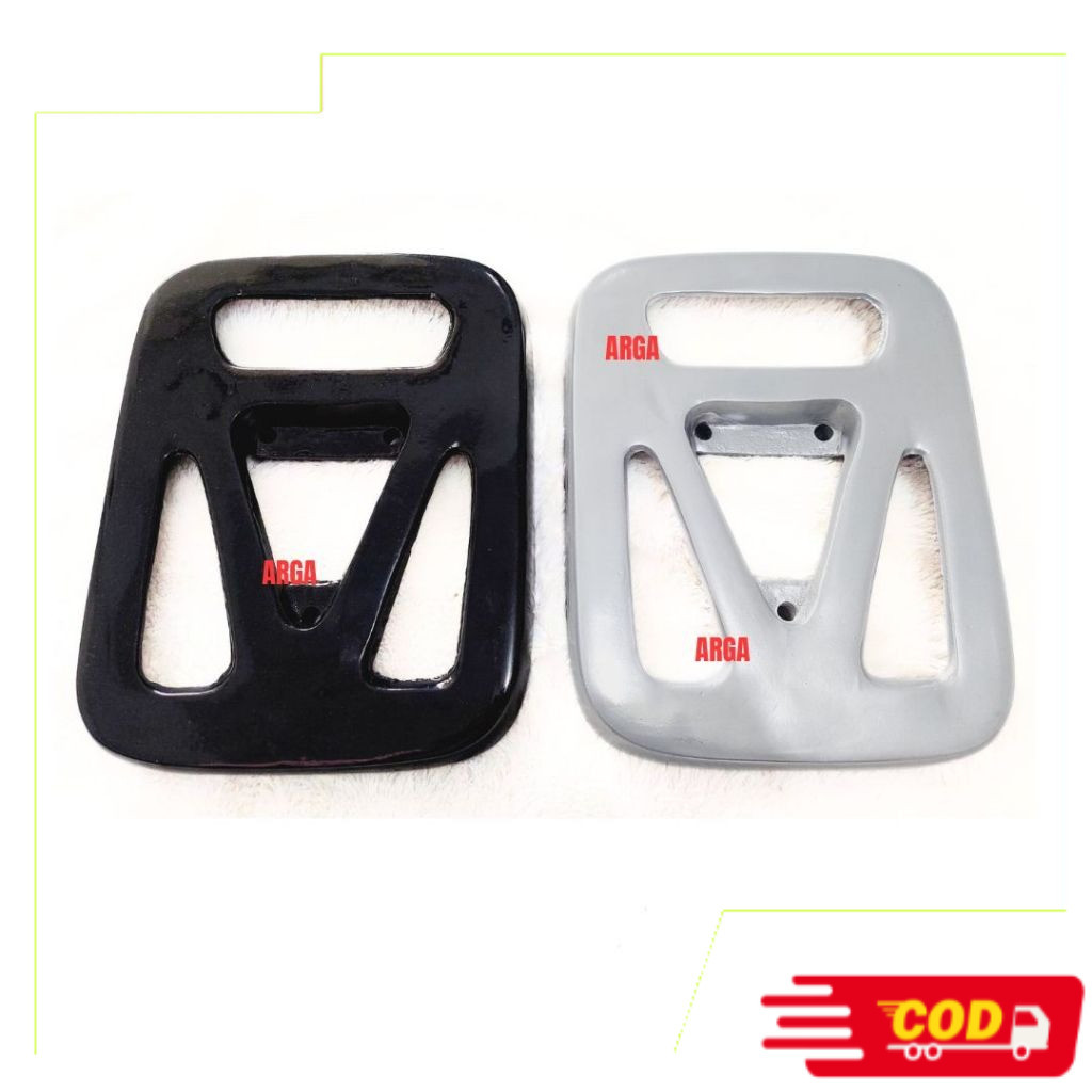 112. Dudukan Tatakan Plat Jok Belakang Vespa VBB Tatakan Jok Belakang Vespa Vbb Lokal