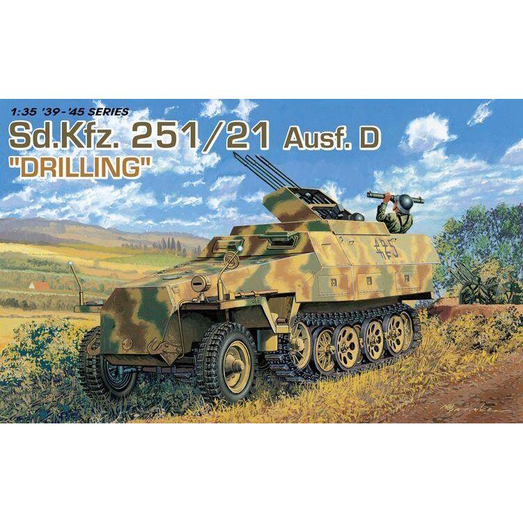 DRAGON  6217  1:35 Scale Sd.Kfz.251/21 Ausf. D "Drilling" model kit