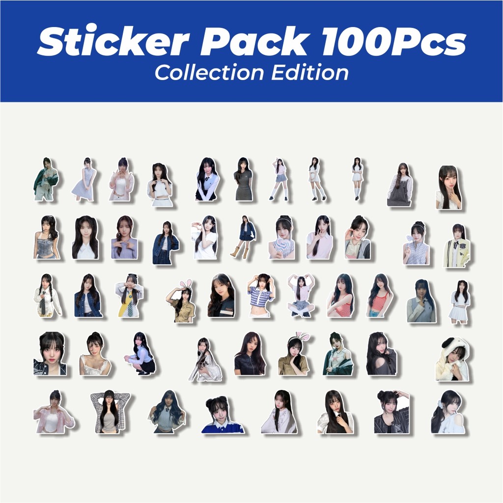 Hot Stiker Stiker KIM CHAEWON (tripleS) Lucu Anti Air Stikers Berperekat Waterproof Sticker Decal Bu