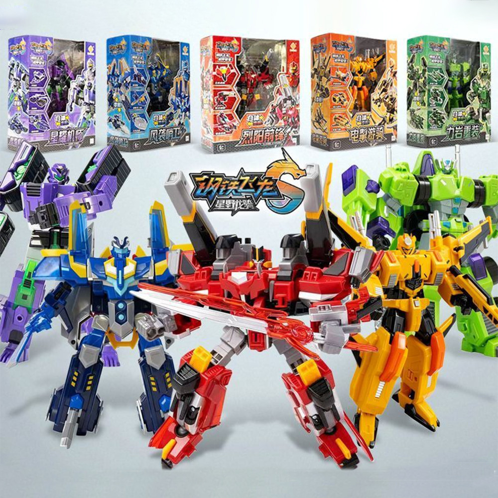 New Dragon Force Transform Combined Mea Robot Action Figures Toys Action Figures Toys Dragon Force D