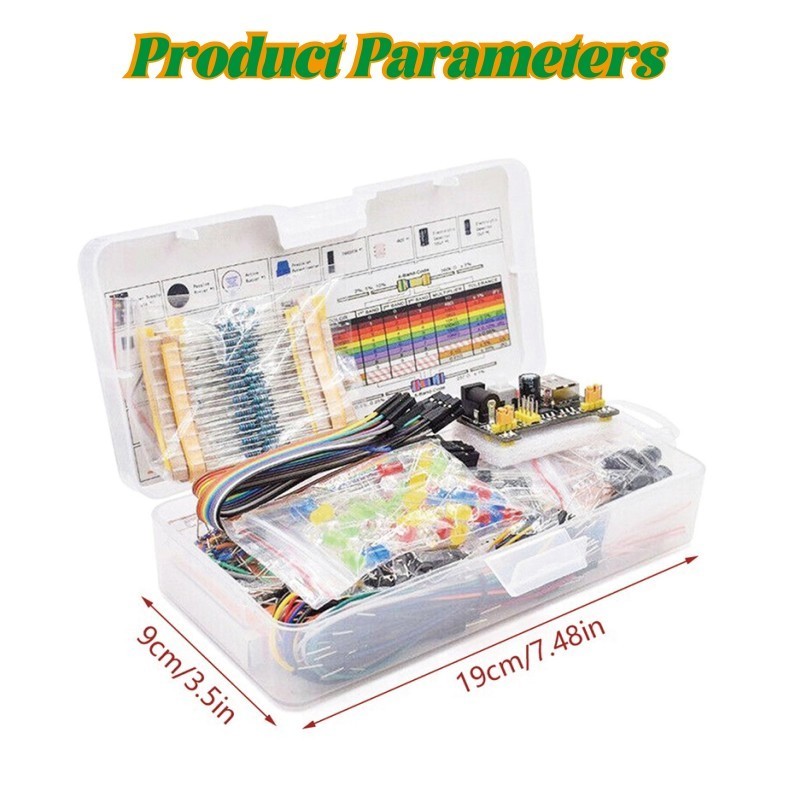 1 Set Kit Paket Elemen Arduino Uno R3 Untuk Pemula R3 Arduino Kit Diy Dengan Kotak Starter Kit Paket