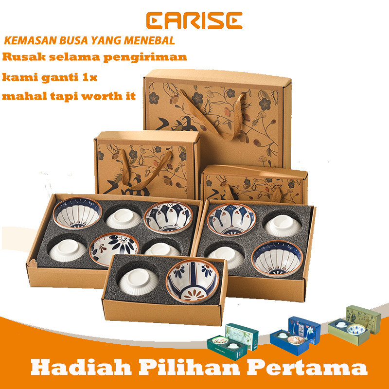 PROMOEarise set mangkok keramik set piring keramik kado pernikahan hampers souvenir kado ultahREADY