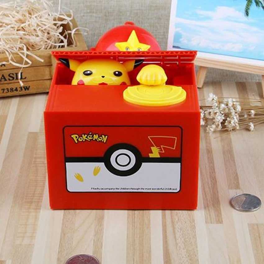 Pikachu Piggy Bank Coin Saving Box - Celengan Koin Bentuk Pokemon Go