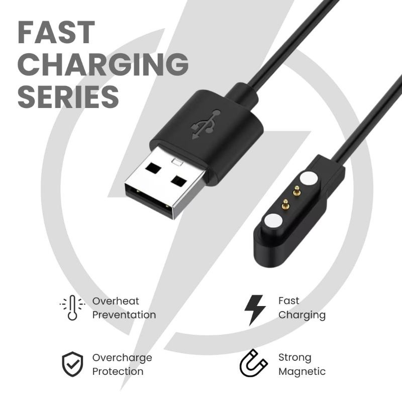 Kabel Chas cas Charger Magnetic Smartwatch DT No.1 DT28 DT78