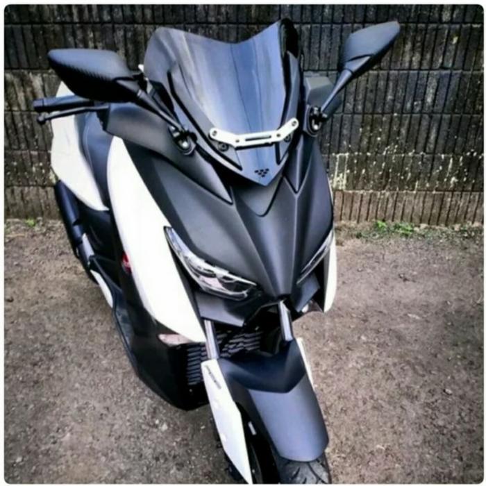 Breket Spion Xmax+Paket breket spion Xmax Spion R15 Carbon pendek - breket+soionR15