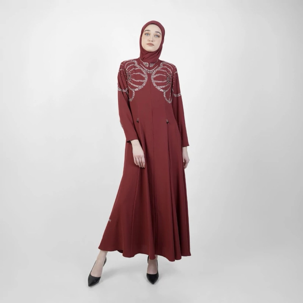 ABAYA HIKMAT FASHION ORIGINAL A6265