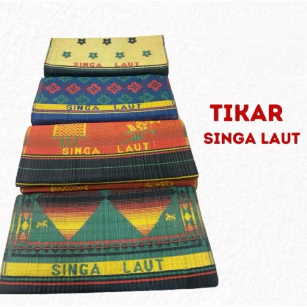 Tikar Singa Laut Ukuran 2x2 2x4 Super Tebal Rapat Anti Licin Tikar Plastik Lipat