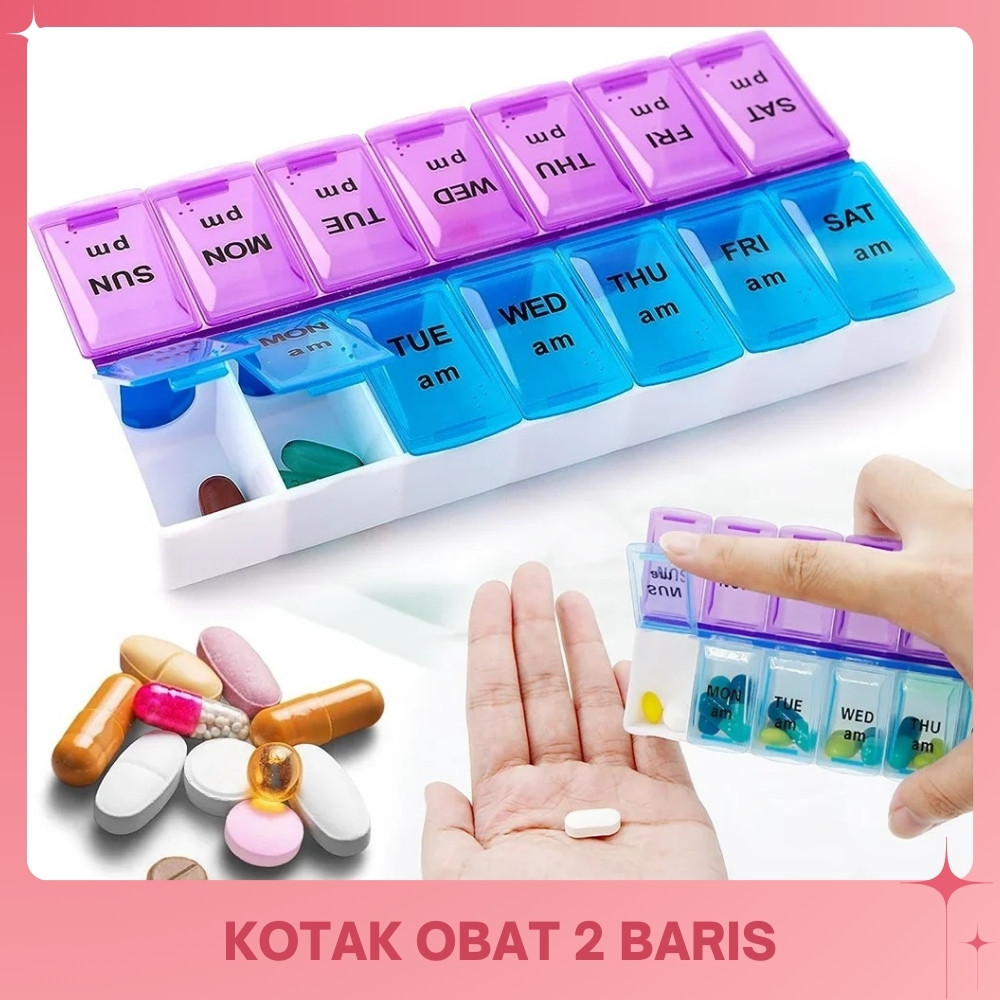 Kotak Obat / Tempat Obat / Tempat Obat Harian / Kotak Obat Harian / Medicine Box / Kotak Obat 7 Hari