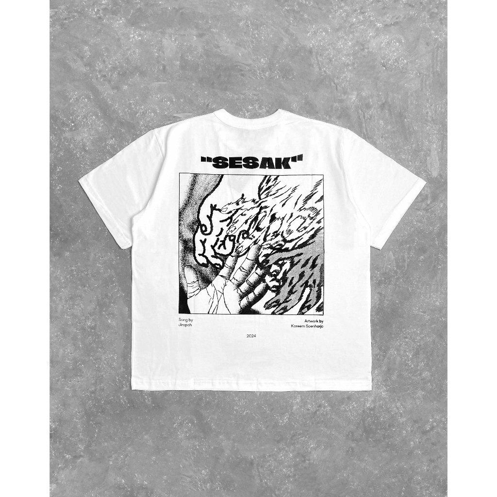 (COD) Jirapah - Sesak | Tshirt (White)