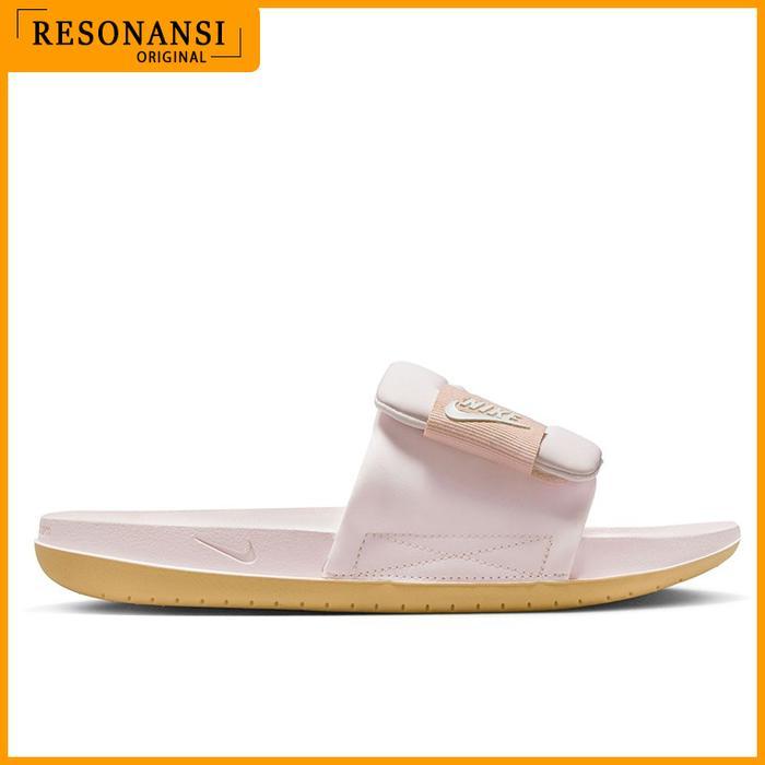 SANDAL WANITA TERBARU NIKE ORIGINAL OFFCOURT ADJUST PINK-BEIGE EMPUK