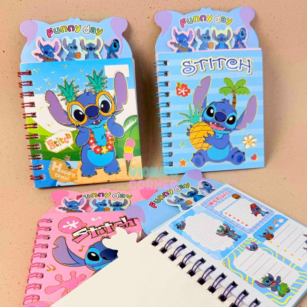 Notebook Ring Sticker Karakter Kecil Stiker Buku Diary Note Book Anak Perempuan Lucu Capybara