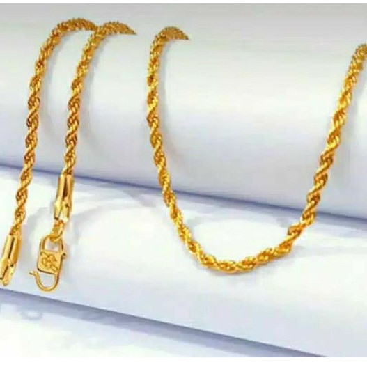 Kalung Tambang Titanium Kokot S Anti Karat Tidak Mudah Luntur Selamanya KALUNG WANITA