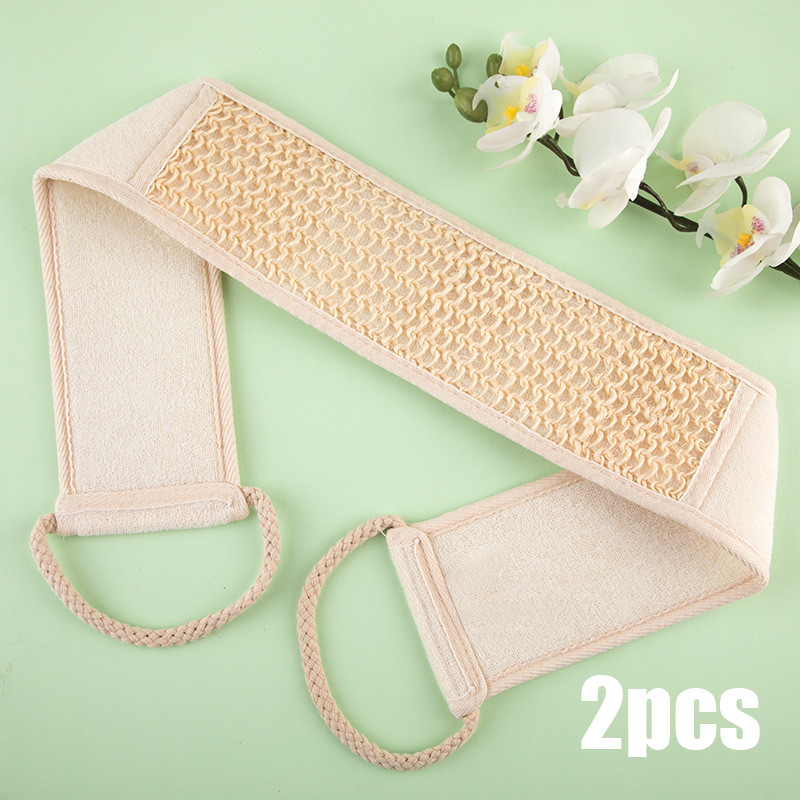 Sikat Gosok Punggung Mandi Exfoliating Natural Sikat Punggung Exfoliating Loofah Scrub Loofah Back M