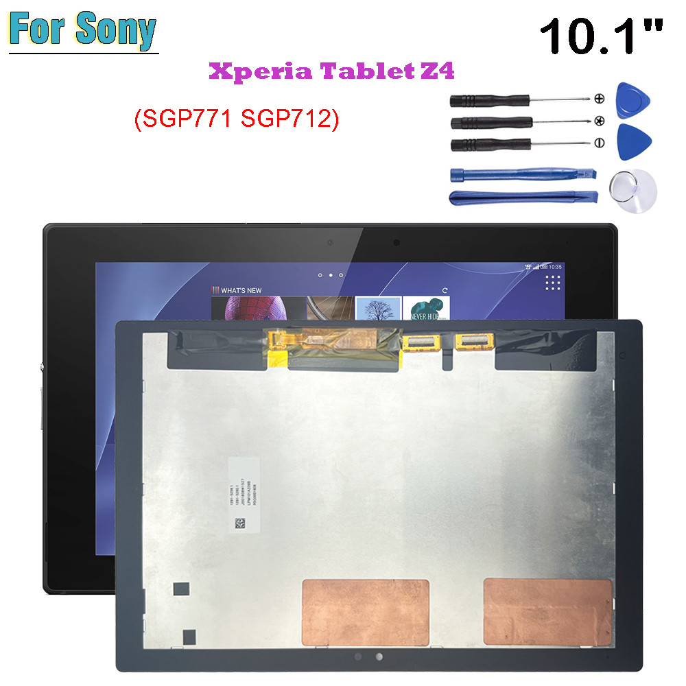 New For Sony Xperia Tablet Z4 SGP771 SGP712 LCD Display Tou Screen Digitizer Panel Assembly Replacem