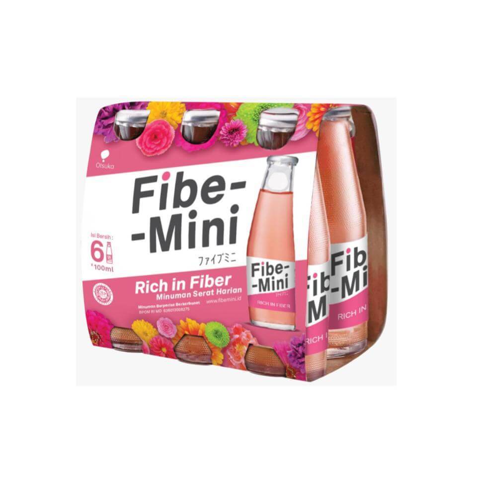 Fibe Mini Minuman Cluster Pack Botol 6 x 100 ml
