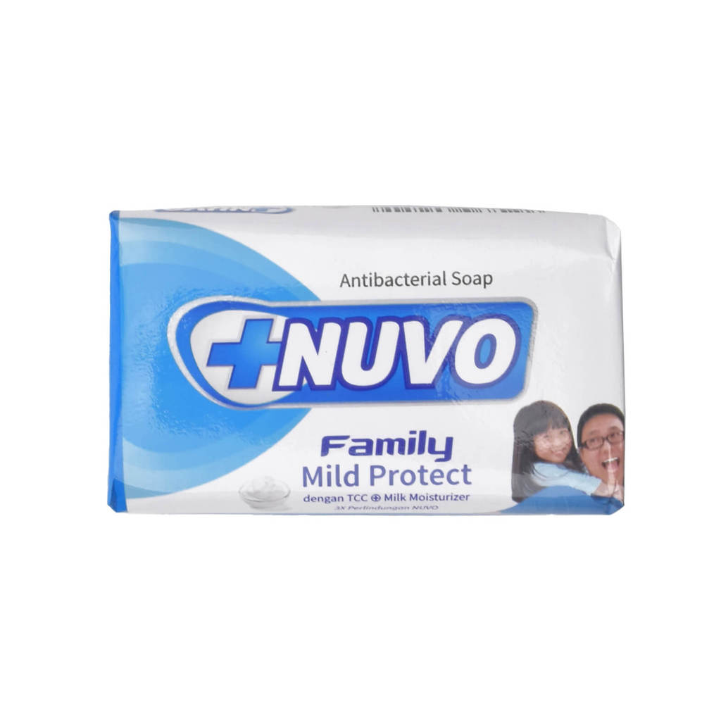 Nuvo Sabun Mandi Batang Mild Protec Biru 72 gr
