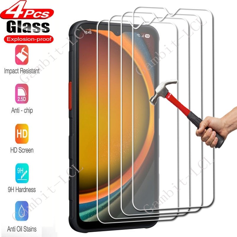 4PCS For Samsung Galaxy XCover7 Pro XCover7Pro XCover6 Xcover 5 6 7 4 4S Xcover5  Screen Protector T