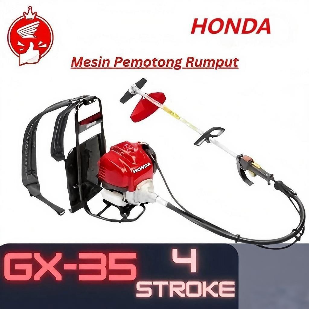 Mesin Potong Rumput    Pemotong Babat Rumput Bensin 4Tak Mesin pemotong rumput   cocok untuk memoton