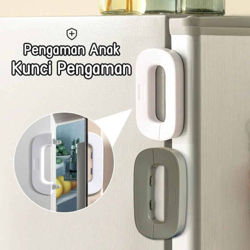 Baby Safety Lock Pengunci Kulkas Yang Kuat Kunci Kulkas Pintu Laci Lemari Pakaian Pengaman Anak