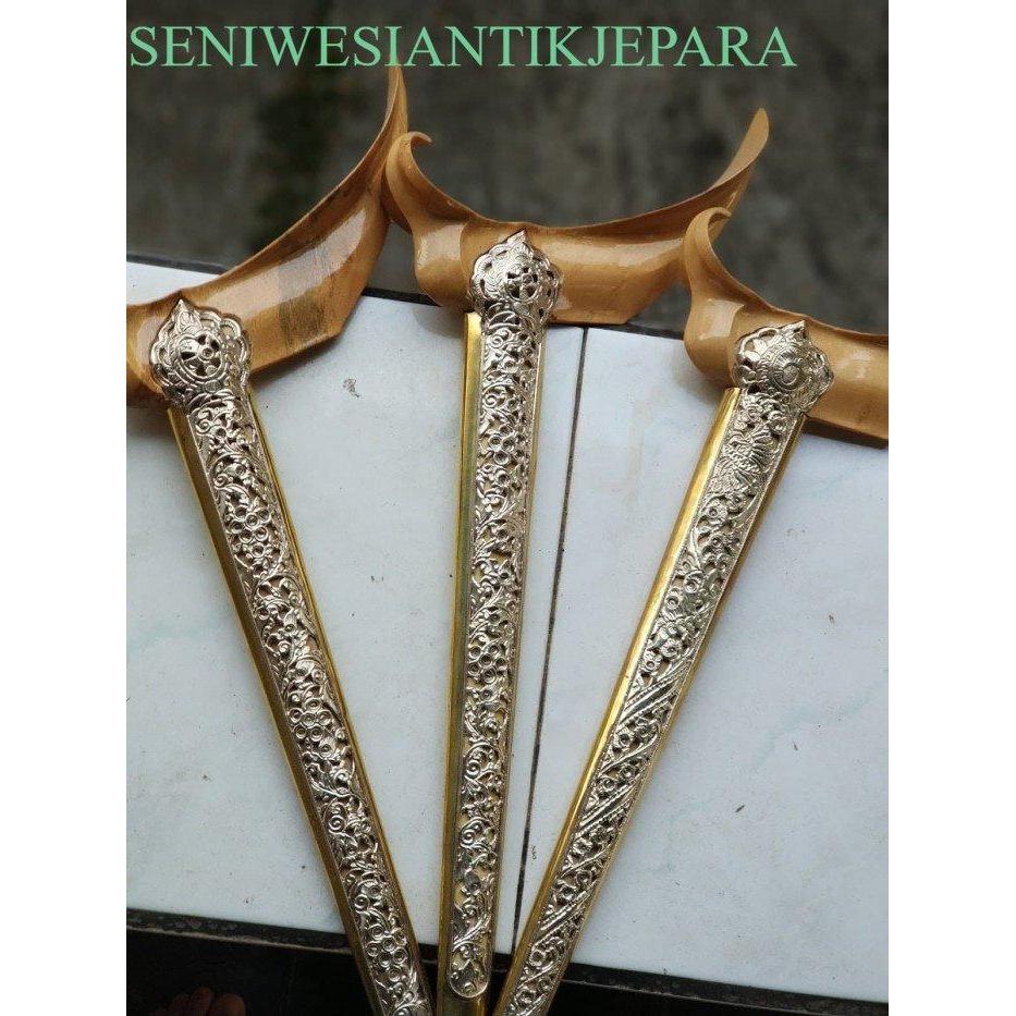 warangka kriss ladrang solo pendok topeng kerawang mahar 250rb bonus g