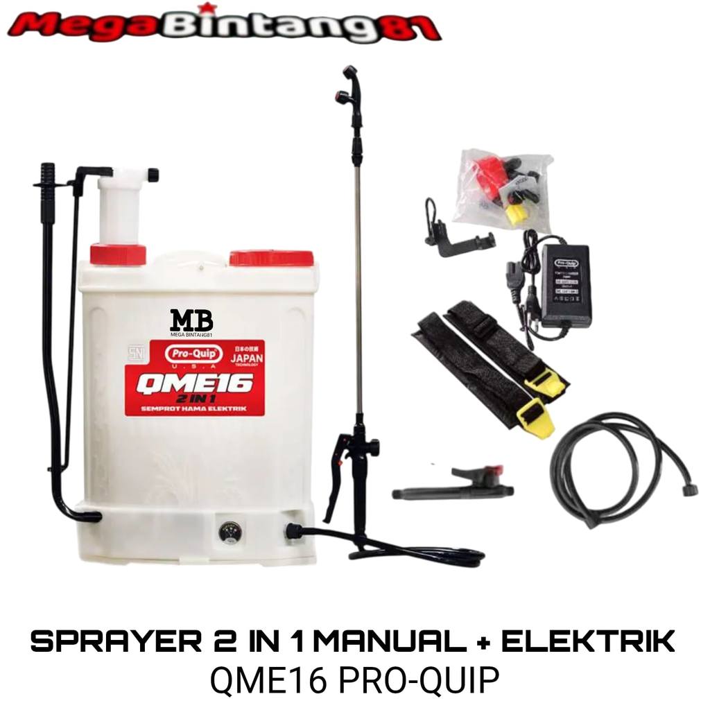 Sprayer manual elektrik sprayer 2in1 16 liter semprot hama
