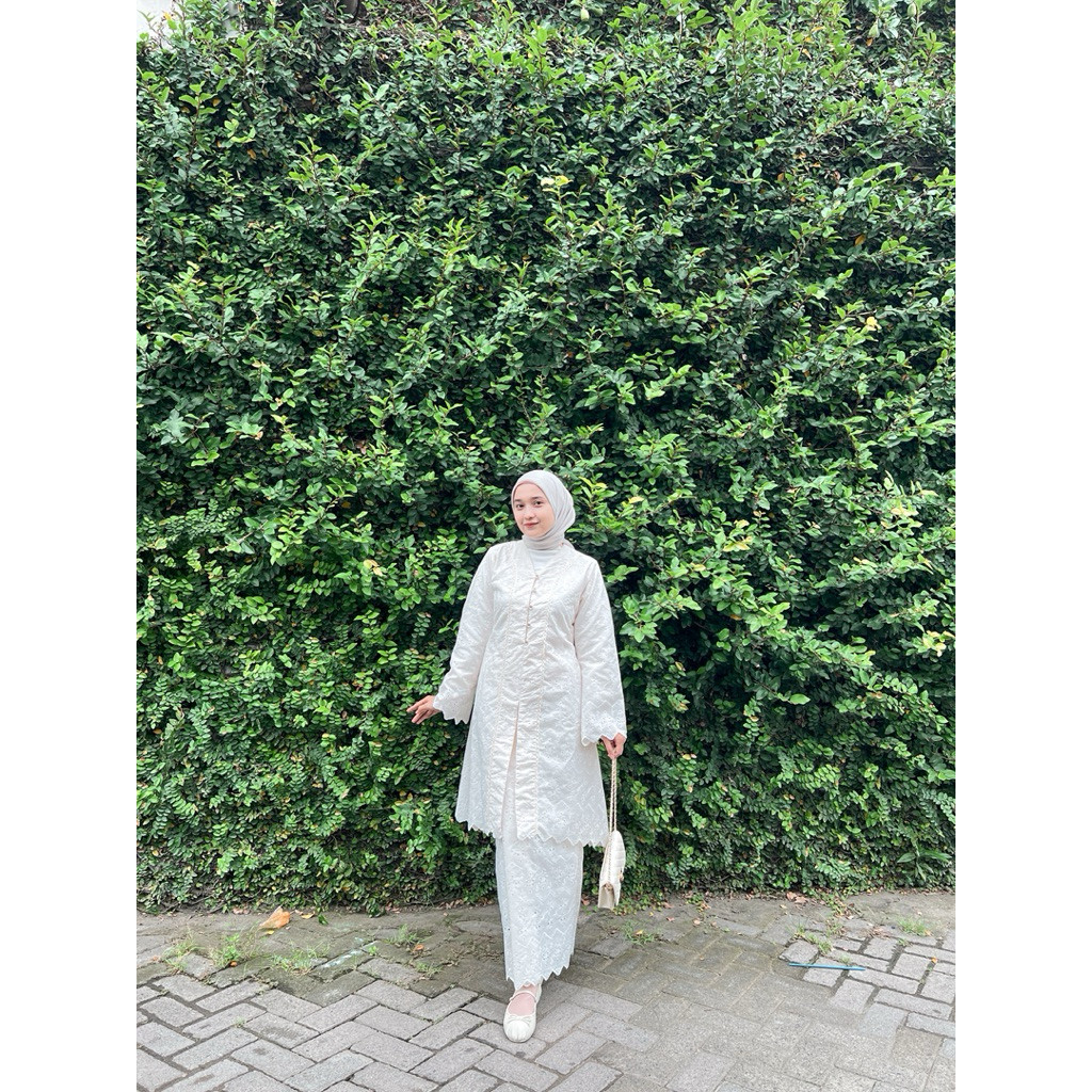 Ayana Set by Kimka Hijab | Oneset Lebaran Melayu | Oneset Baju Kurung Melayu | Oneset Lebaran Wanita