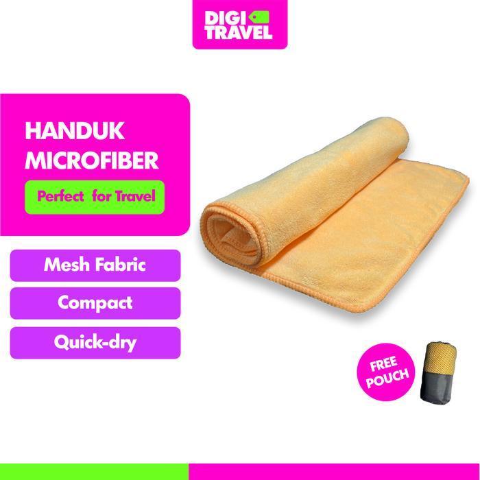 DIGITRAVEL Handuk Microfiber | Microfiber Towel | Handuk Travel | Handuk Travel Microfiber