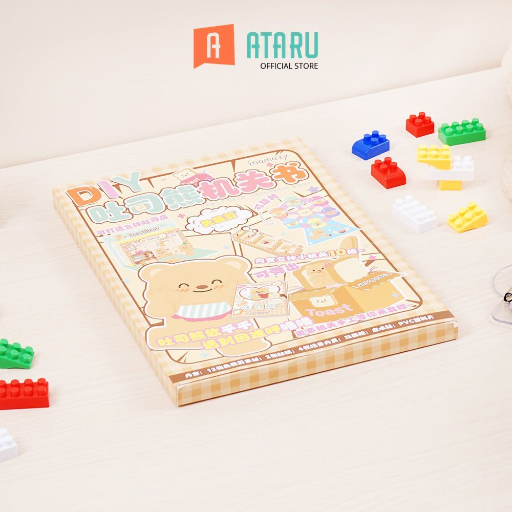 Ataru Set Diy Stiker Toast Bear Crafting Book Mainan Kreativitas Activity Kit Arts And Crafts Set Kr