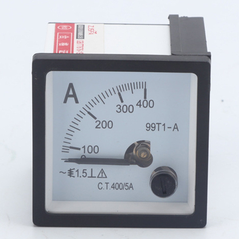 Ampere Meter Analog Via Ct 5A Fort Panel Meter 99T1 A Untuk Panel Listrik Genset Premium High Grade